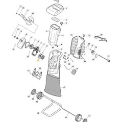 ORIGINAL STIGA ELECTRIC MOTOR - 118802745/0 | Newgardenstore.eu