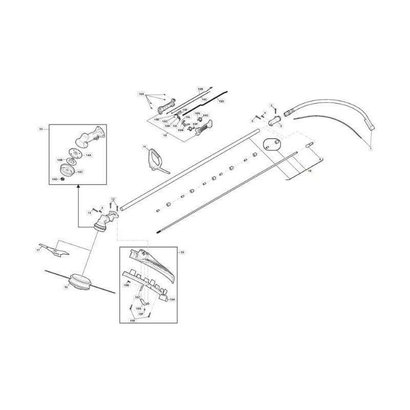 ORIGINAL STIGA TRANSMISSION HOSE - 118805395/0