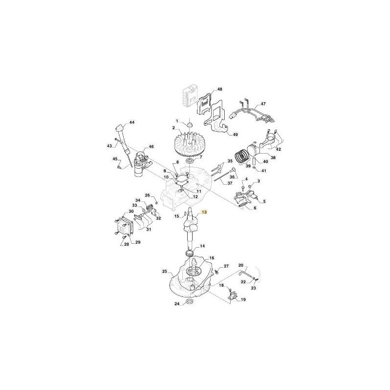 ORIGINAL STIGA KURBELWELLE – 118552534/0