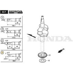 ORIGINAL STIGA KURBELWELLE – 118551804/0