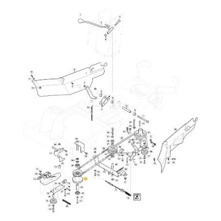 POLEA DOBLE INTERMEDIA VC (NTN) ORIGINAL STIGA - 387605015/0 | Newgardenstore.eu