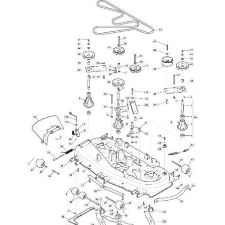 V-BELT BRP 136 MTR118SD ORIGINAL STIGA - 135062027/0 | Newgardenstore.eu