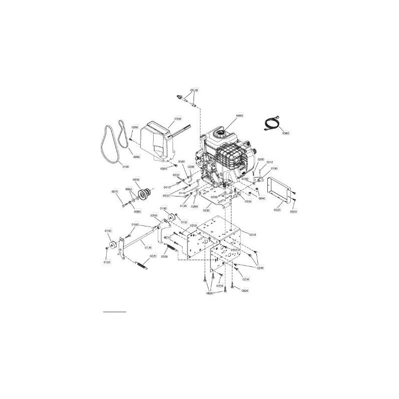 MOVING BELT ORIGINAL STIGA DRILL - 1812-2409-01