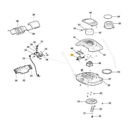 PLACA ELECTRÓNICA T 300 Li 20 ORIGINAL STIGA - 118811440/0 | Newgardenstore.eu