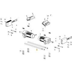 VARILLA DE CONEXIÓN DE TRANSMISIÓN. GYRO 900 CTF ORIGINAL STIGA - 137033119/0