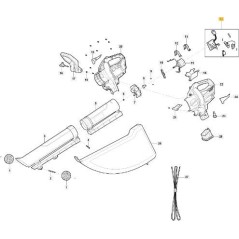 ELECTRONIC PARTS BLV 20 Li A ORIGINAL STIGA - 118811370/0