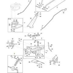 KIT RUOTA POSTERIORE TI 36 V ORIGINALE STIGA - 118805073/0
