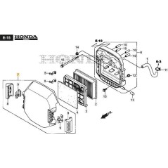 ORIGINAL STIGA AIR FILTER COVER - 118551675/0