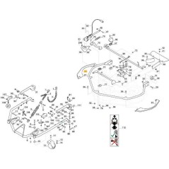 PROTECTION LATÉRALE DX 110 GRIS ASTRAL ORIGINAL STIGA - 387603355/0 | Newgardenstore.eu