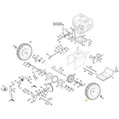 ROUE COMPLÈTE DROITE COMME 62 P ORIGINAL STIGA - 118820581/0 | Newgardenstore.eu