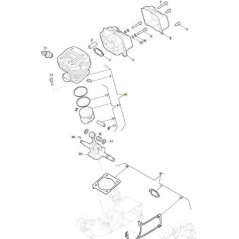 CYLINDER - ORIGINAL STIGA PISTON - 118804343/0