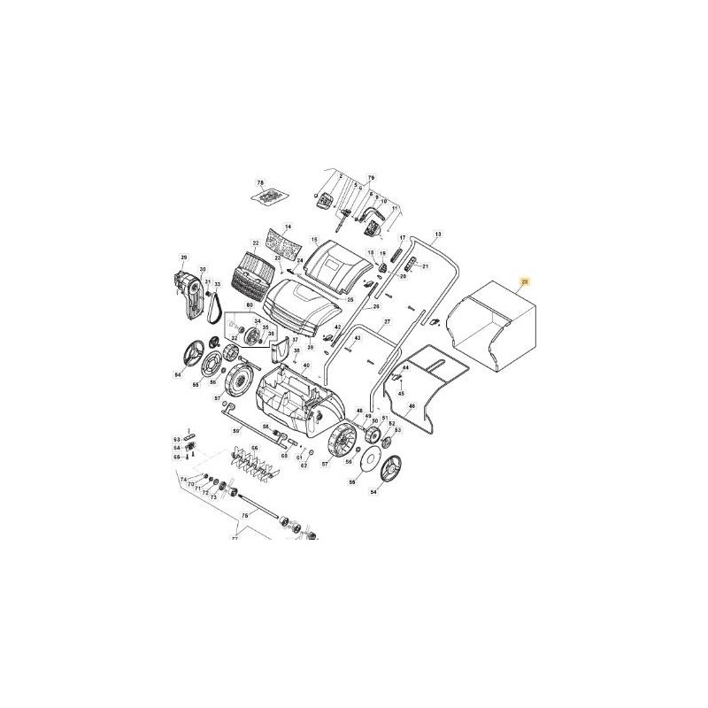 SACCO DI RACCOLTA - NERO ORIGINALE STIGA - 118802901/0