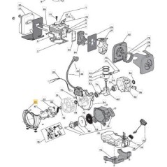 TRANSMISSION SUPPORT FLANGE KH30027AA -R ORIGINAL STIGA - 123208411/0 | Newgardenstore.eu