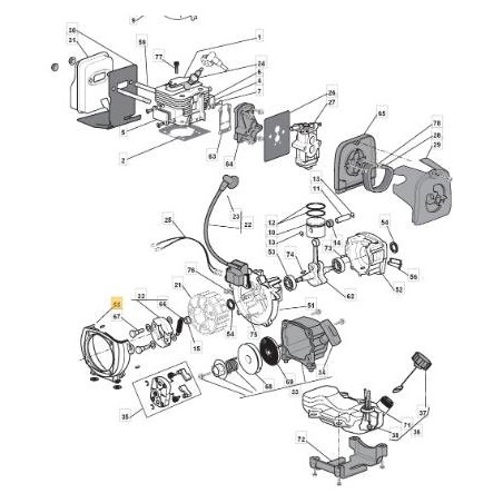 TRANSMISSION SUPPORT FLANGE KH30027AA -R ORIGINAL STIGA - 123208411/0 | Newgardenstore.eu