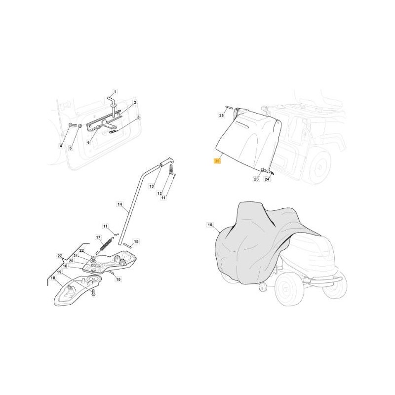 OUTPUT PROTECTION BLACK COLOR NR66 ORIGINAL STIGA - 327600181/0