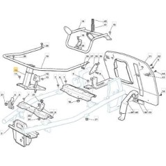 COLUMN GUIDE SUPPORT ZNB EL63 09/10 ORIGINAL STIGA - 384783055/0