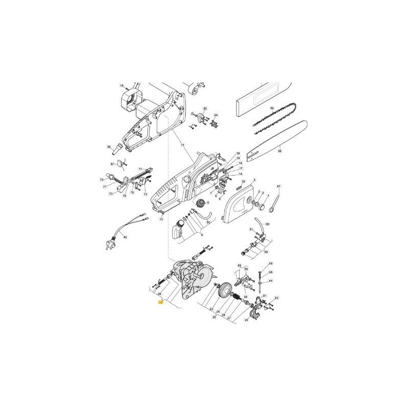 MOTEUR ÉLECTRIQUE 1800W - EA 1800 ORIGINAL STIGA - 118805058/0