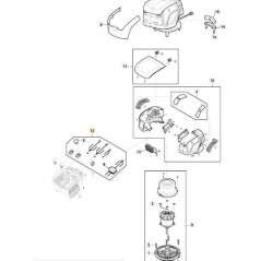 ALIMENTAZIONE PH 500 DUAL ORIGINALE STIGA - 118811366/0 | Newgardenstore.eu