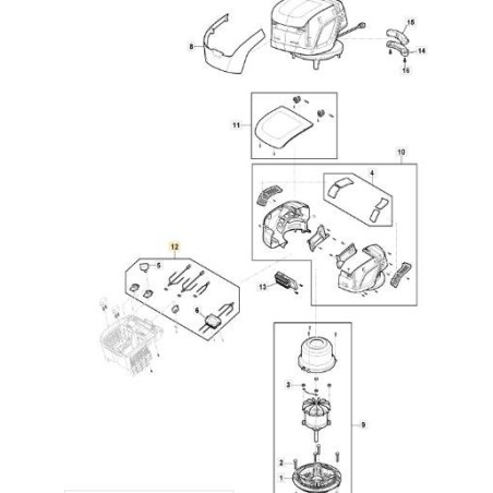 PH 500 DUAL POWER SUPPLY ORIGINAL STIGA - 118811366/0 | Newgardenstore.eu