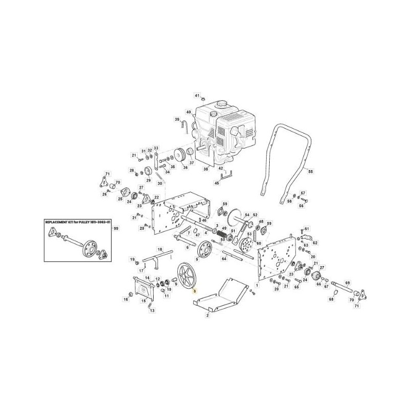 ORIGINAL STIGA CLUTCH DISC - 1811-3114-01