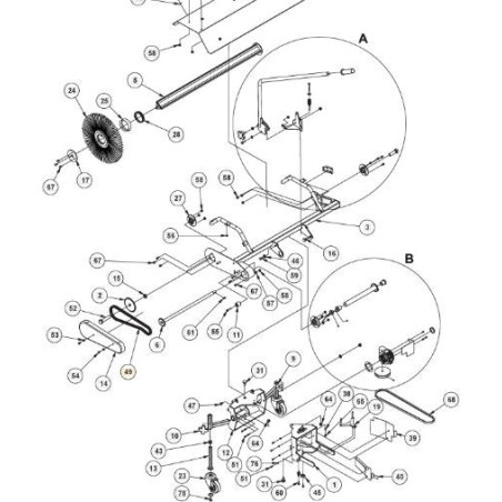 CHAÎNE DE TRANSMISSION STIGA ORIGINALE - 118890065/0 | Newgardenstore.eu