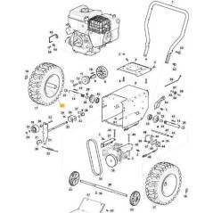 WHEEL RIM - ST 6276 PB ORIGINAL STIGA - 118820695/0 | Newgardenstore.eu