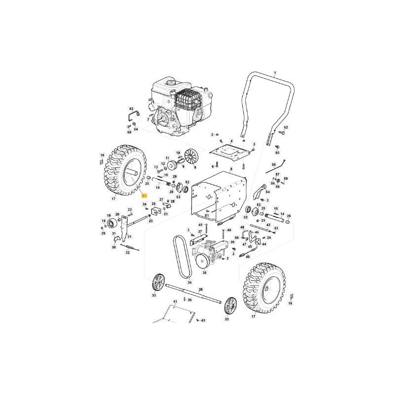 RADFELGE - ST 6276 PB ORIGINAL STIGA - 118820695/0