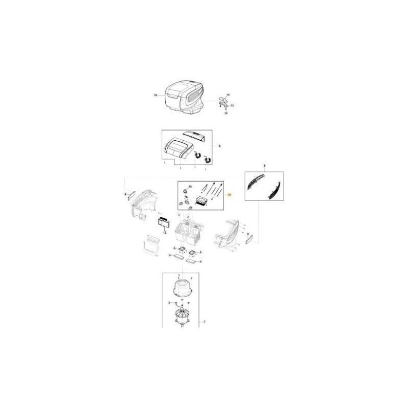 PARALLELPLATINE PH 700 ORIGINAL THRUST STIGA - 118811279/0
