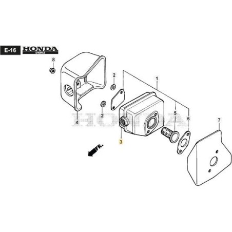 ORIGINAL STIGA SILENCER - 118552076/0 | Newgardenstore.eu
