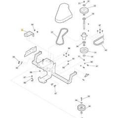 SUPPORT STIGA ORIGINAL - 1319-2327-01 | Newgardenstore.eu