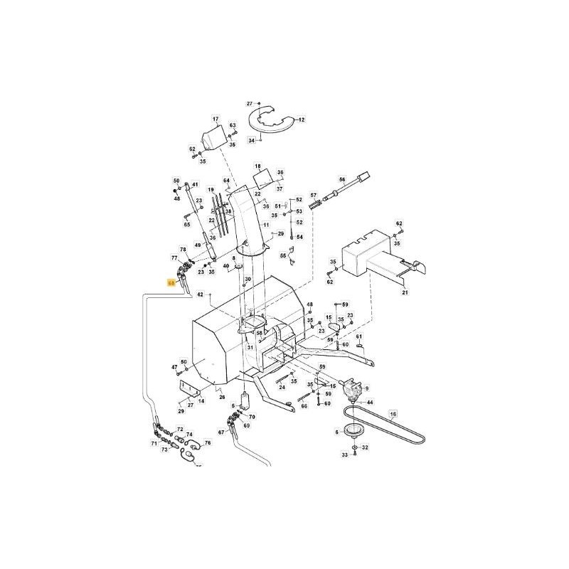 HYDRAULIKSCHLAUCH 1/4 ORIGINAL STIGA - 118890130/0