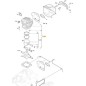 CYLINDER - PISTON 52CC ORIGINAL STIGA - 118804248/0