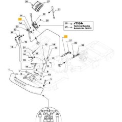 STIGA ORIGINAL PFM EXHAUST PIPE - 387869509/1 | Newgardenstore.eu