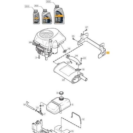 PROTEZIONE CALORE VNN VECCHIA VILLA ORIGINALE STIGA - 387593601/0 | Newgardenstore.eu