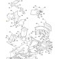 ARMREST BASE CONTROLS PFM VNN ORIGINAL STIGA - 387057500/0