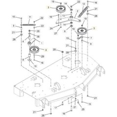 PULEGGIA ORIGINALE STIGA - 118830801/0