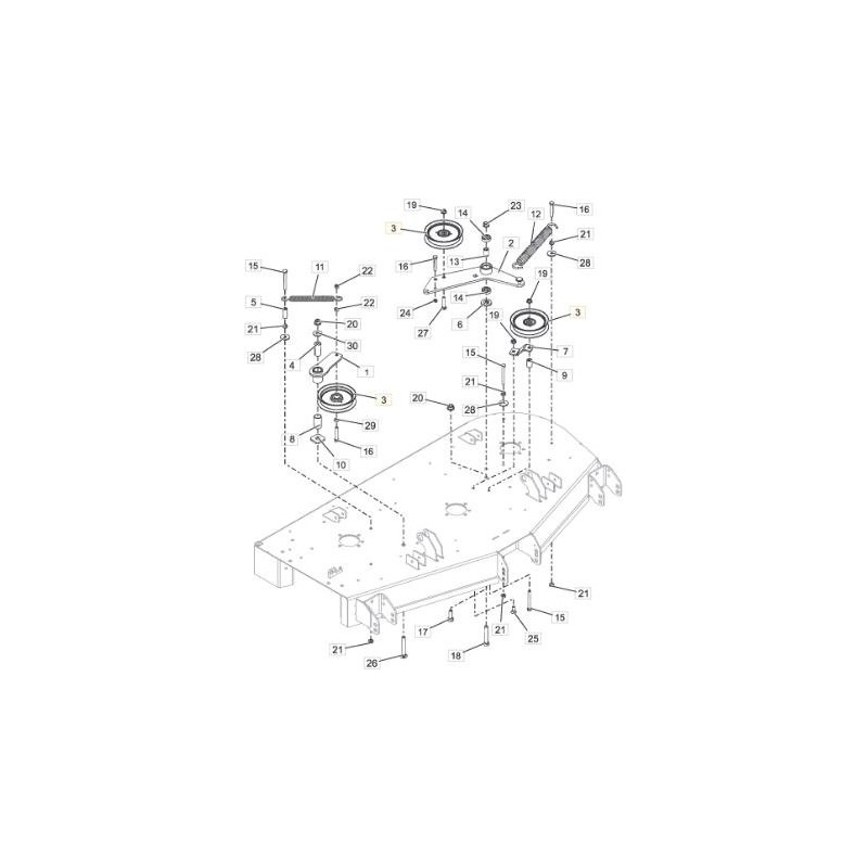 ORIGINAL STIGA RIEMENSCHEIBE – 118830801/0