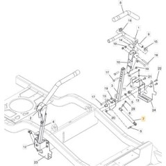 ORIGINAL STIGA STEERING DAMPER - 118830762/0