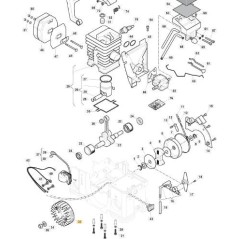 ORIGINAL STIGA FLYWHEEL - 118800693/0 | Newgardenstore.eu