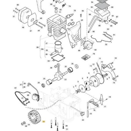 ORIGINAL STIGA FLYWHEEL - 118800693/0 | Newgardenstore.eu