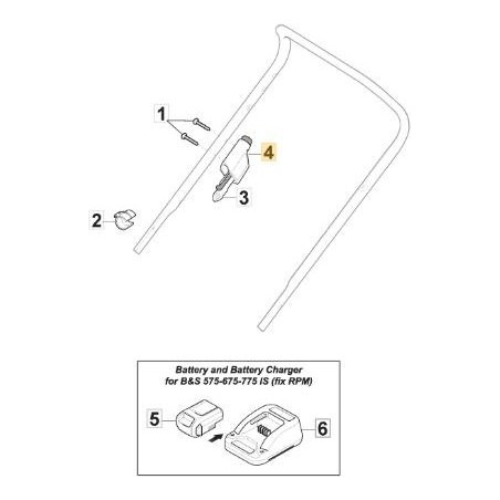 INTERR.ACCENS.MOTORI IS Mn'S (L-920) ORIGINALE STIGA - 381600401/1 | Newgardenstore.eu