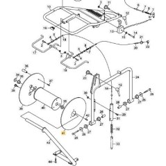 Stiga Rubber wheel for 500 series ORIGINAL STIGA - 1126-9177-01 | Newgardenstore.eu