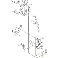 STIGA ORIGINAL VILLA CÂBLE DE DÉMARRAGE - 1134-2872-04 | Newgardenstore.eu