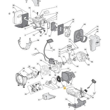 STARTER CARTER KS20164BA - ORIGINAL STIGA REFILL - 183058035/0 | Newgardenstore.eu