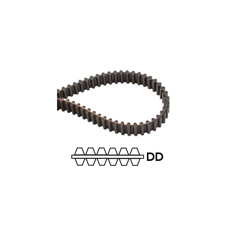 Correa dentada para tractor de césped 17-011 VIKING 61247640900 1600X8X20 MM