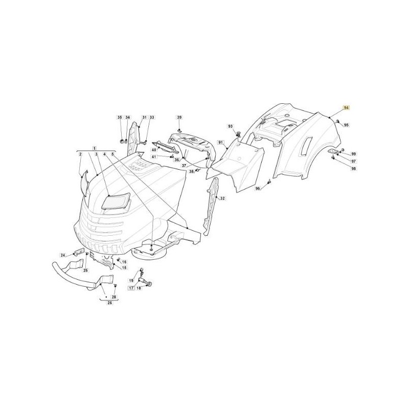 SCHWARZE RADABDECKUNG 901510 NJ92 ORIGINAL STIGA - 325110392/0