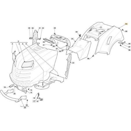 SCHWARZE RADABDECKUNG 901510 NJ92 ORIGINAL STIGA - 325110392/0 | Newgardenstore.eu
