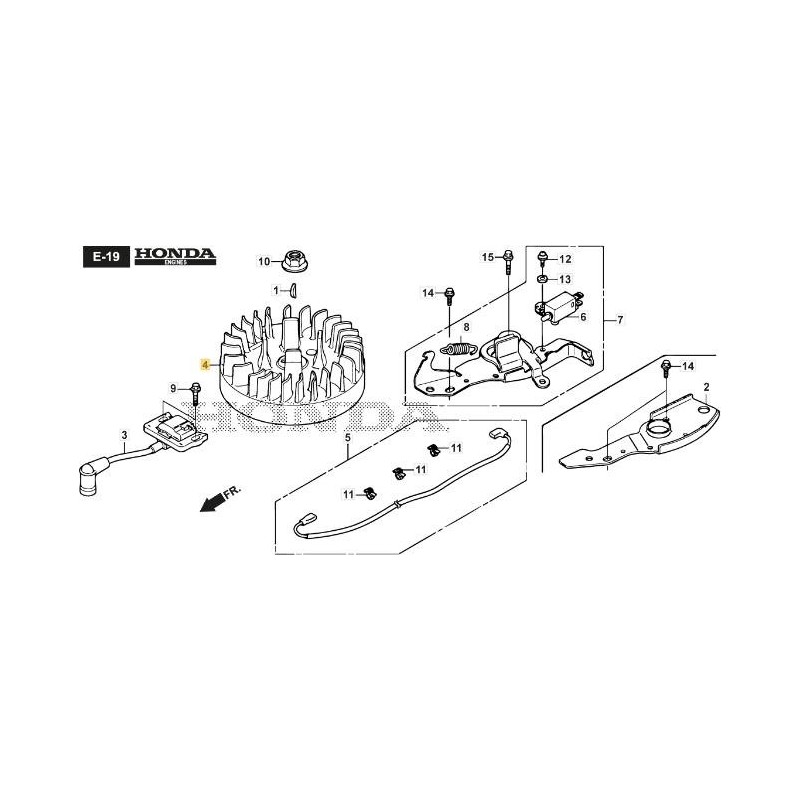 VOLANTE MAGNETO ORIGINAL STIGA - 118552176/0