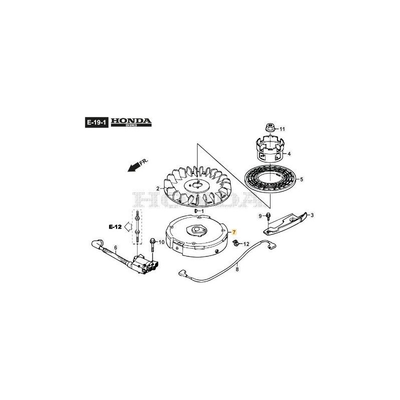 ORIGINAL STIGA MAGNETO FLYWHEEL - 118552169/0
