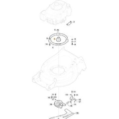 ORIGINAL STIGA MP2 554 BBC MOTORRIEMENSCHEIBE – 122601935/0
